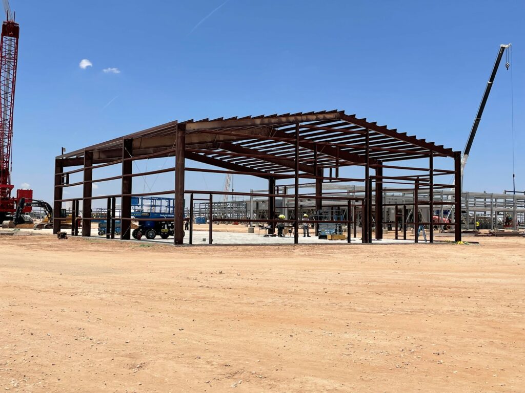 Main Frame Erection