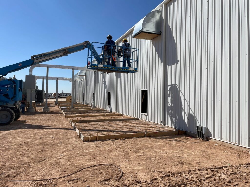 exterior duct